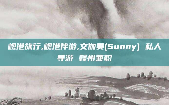利津岘港旅行,岘港伴游,文伽昊(Sunny) 私人导游 赣州兼职